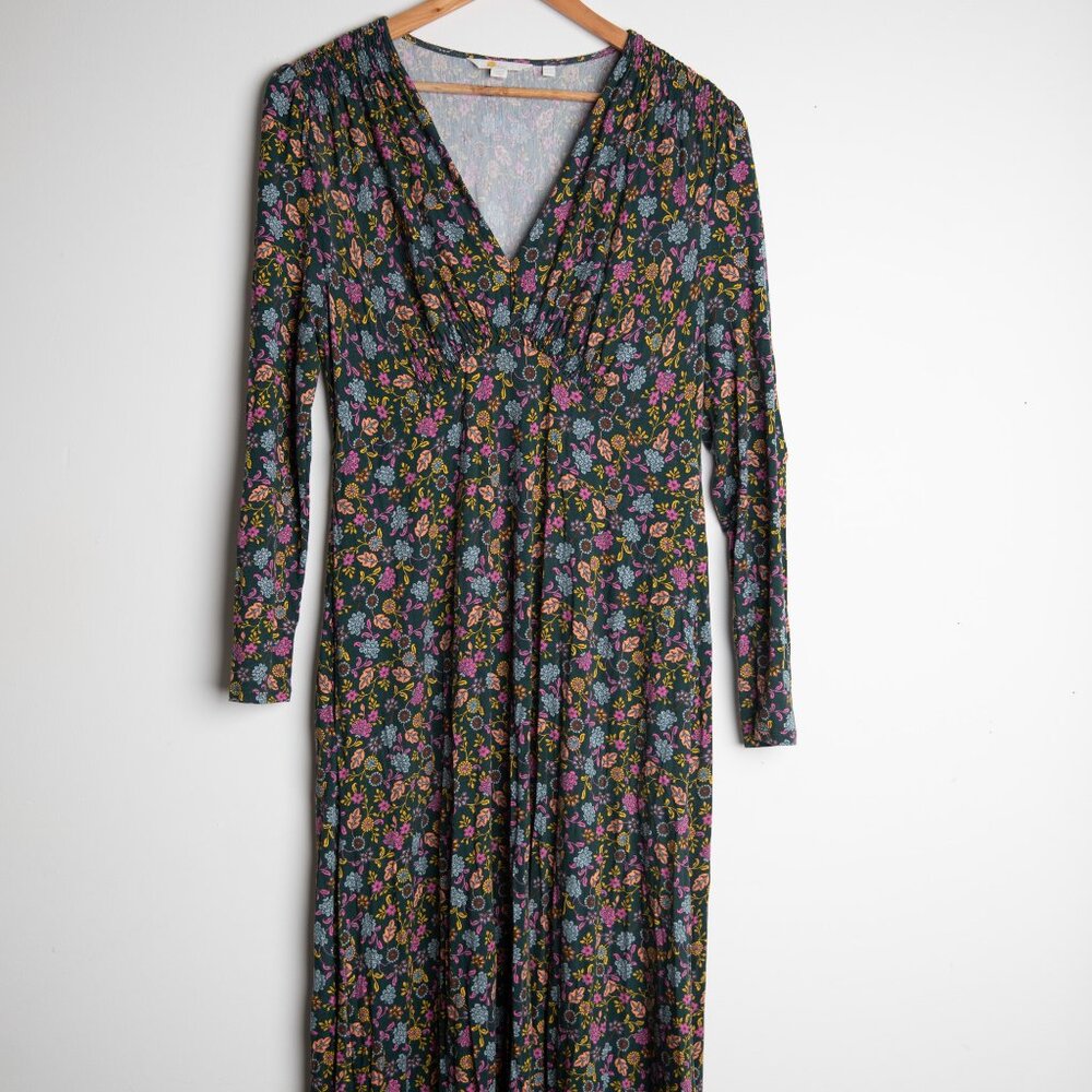 long colorful floral dress